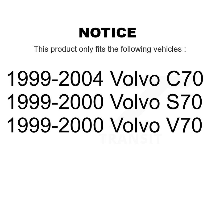 Front Wheel Bearing Hub Assembly 70-513175 For Volvo S70 C70 V70