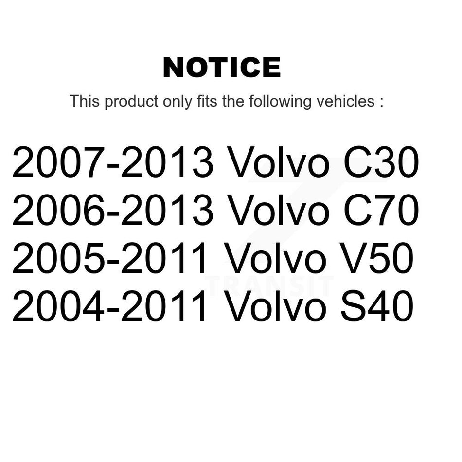 Front Wheel Bearing Hub Assembly 70-513255 For Volvo S40 C30 V50 C70