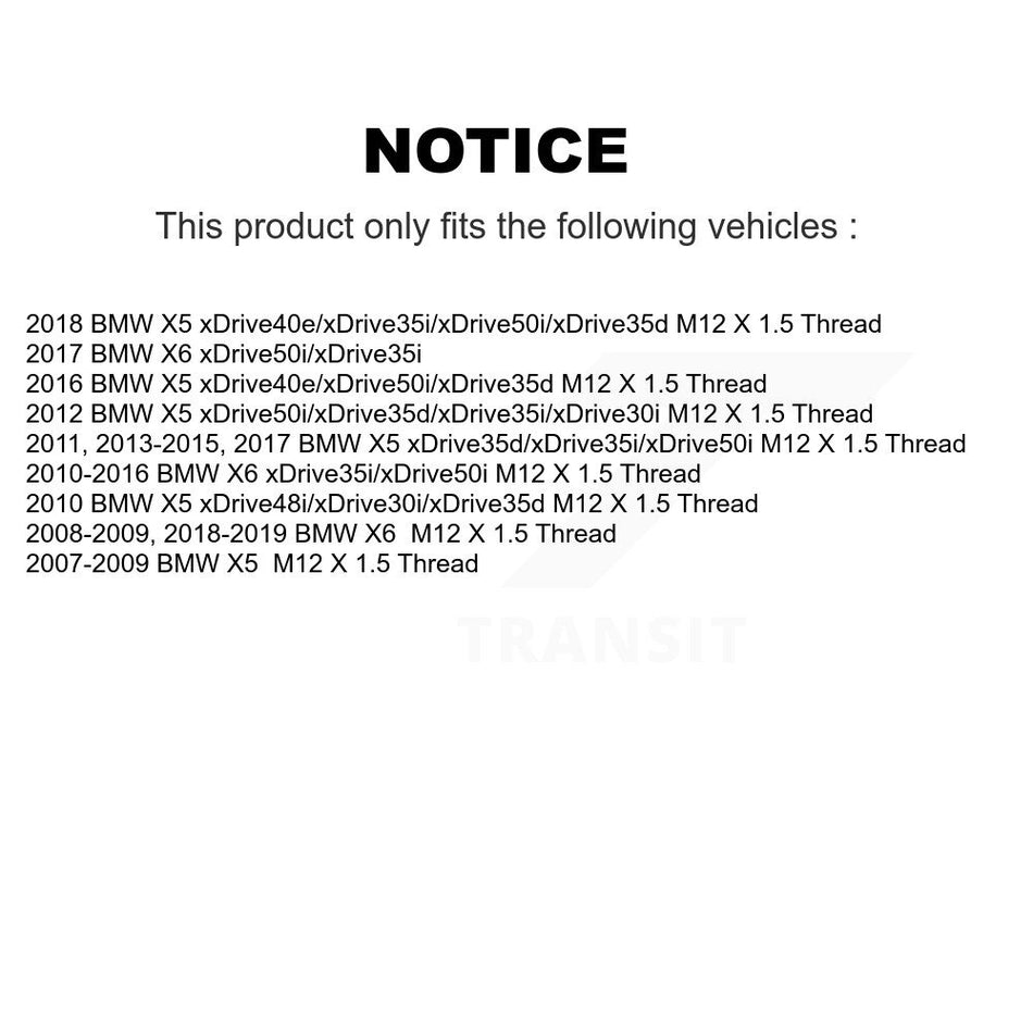 Front Wheel Bearing Hub Assembly 70-513305 For BMW X5 X6