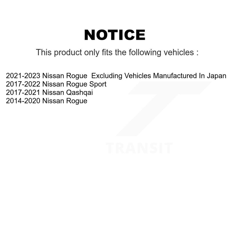 Front Wheel Bearing Hub Assembly 70-513357 For Nissan Rogue Sport Qashqai