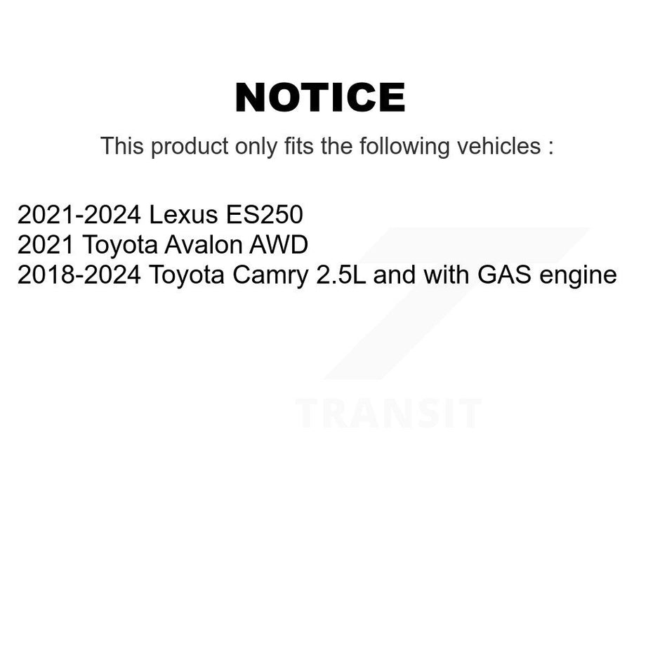 Front Wheel Bearing Hub Assembly 70-513439 For Toyota Camry Lexus ES250 Avalon