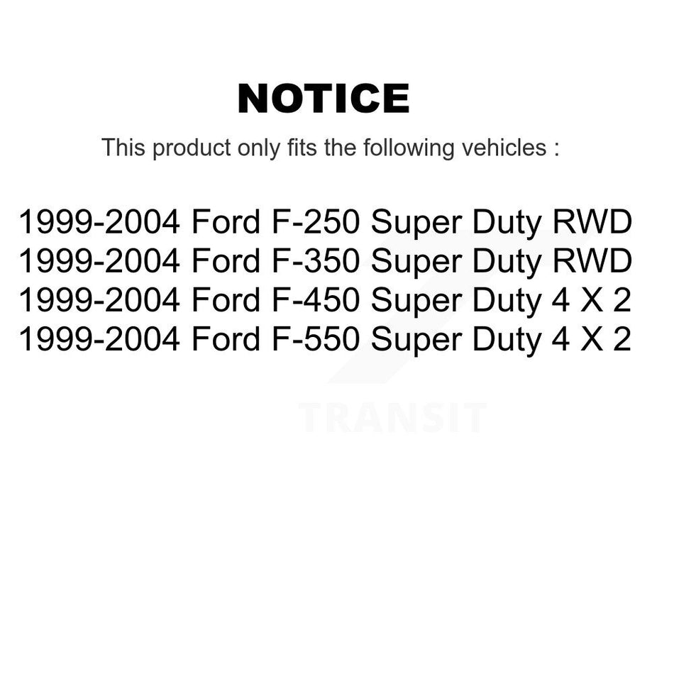 Front Wheel Bearing Hub Assembly 70-515100 For 1999-2004 Ford F-350 Super Duty F-250 F-450 F-550