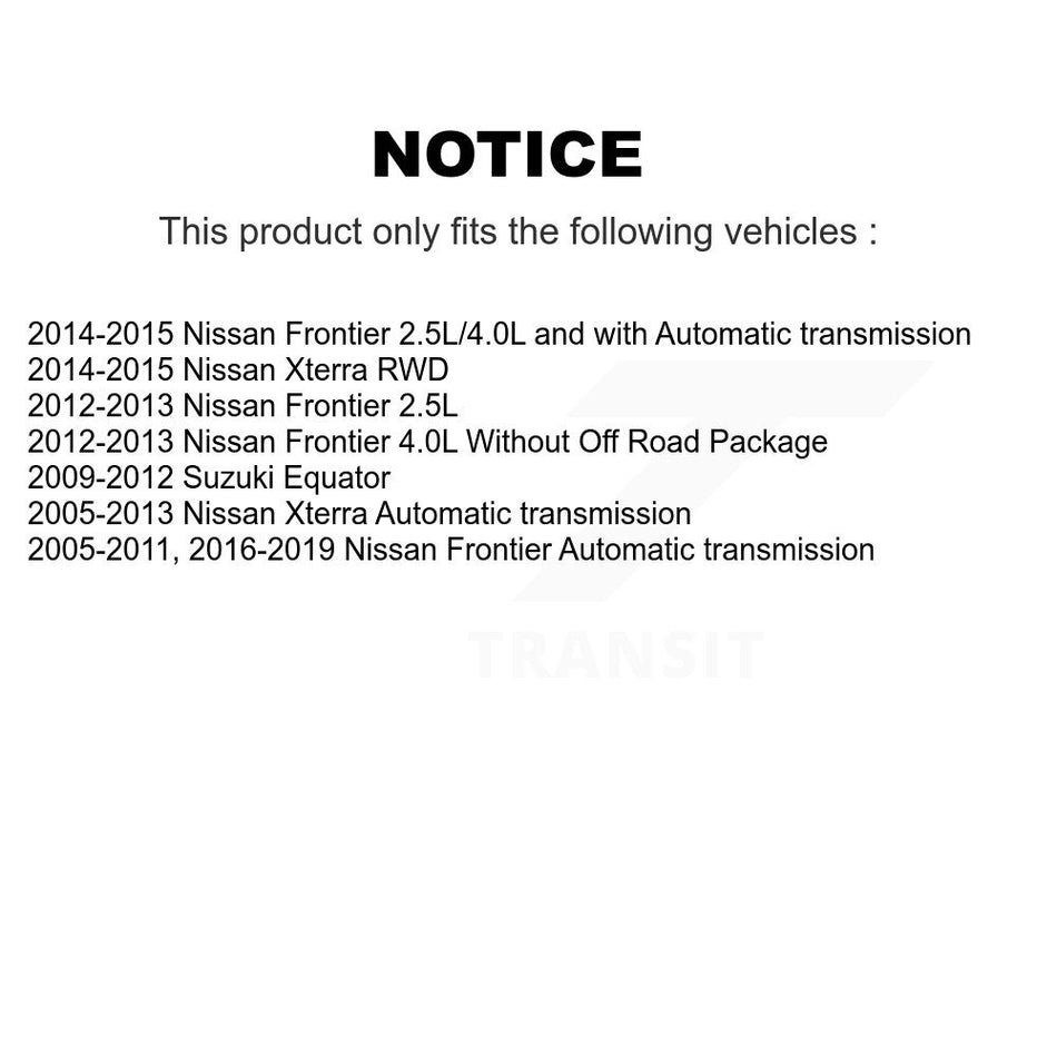 Rear Wheel Bearing Assembly 70-541011 For Nissan Frontier Xterra Suzuki Equator