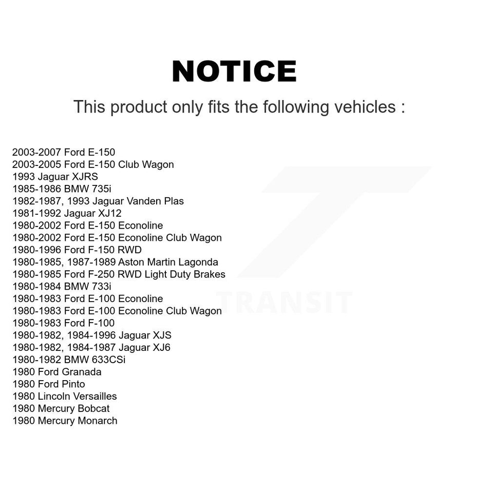 Front Inner Wheel Bearing Race Set 70-A13 For Ford F-150 E-150 Econoline F-250 Club Wagon Jaguar F-100 XJS XJ6 Vanden Plas BMW E-100 Pinto 733i 735i Granada 633CSi Mercury Monarch Bobcat Lincoln XJRS