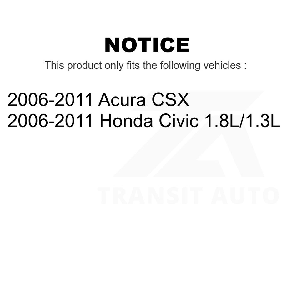 Front Left Lower Suspension Control Arm Ball Joint Assembly 72-CK620382 For 2006-2011 Honda Civic Acura CSX