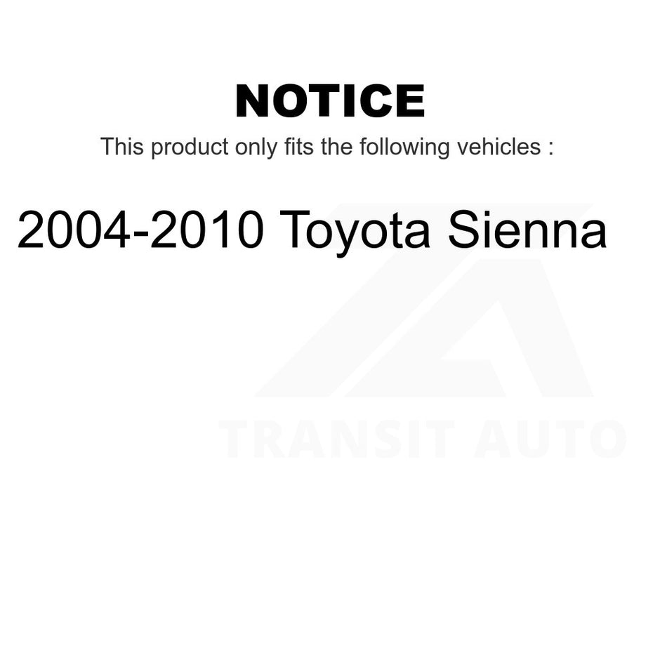 Front Left Lower Suspension Control Arm Ball Joint Assembly 72-CK620714 For 2004-2010 Toyota Sienna