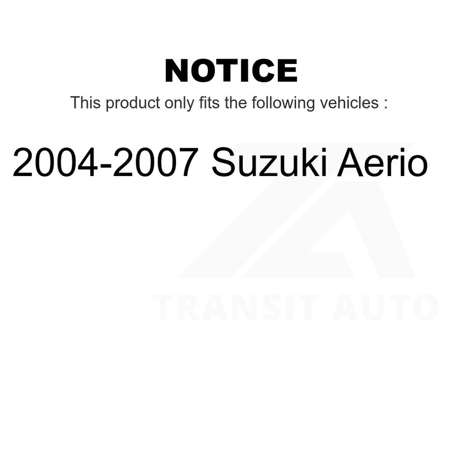 Front Right Lower Suspension Control Arm Ball Joint Assembly 72-CK621296 For 2004-2007 Suzuki Aerio