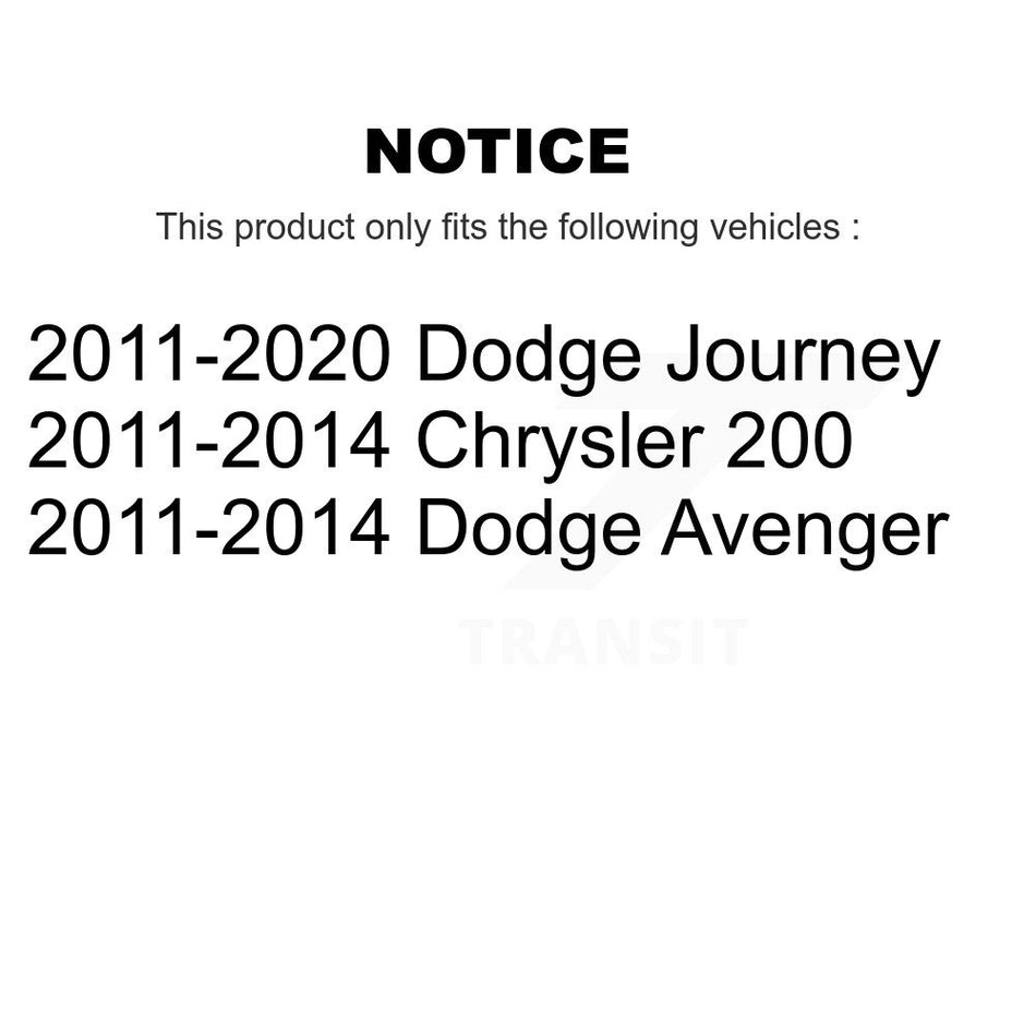 Rear Lower Forward Suspension Control Arm 72-CK642901 For Dodge Journey Chrysler 200 Avenger