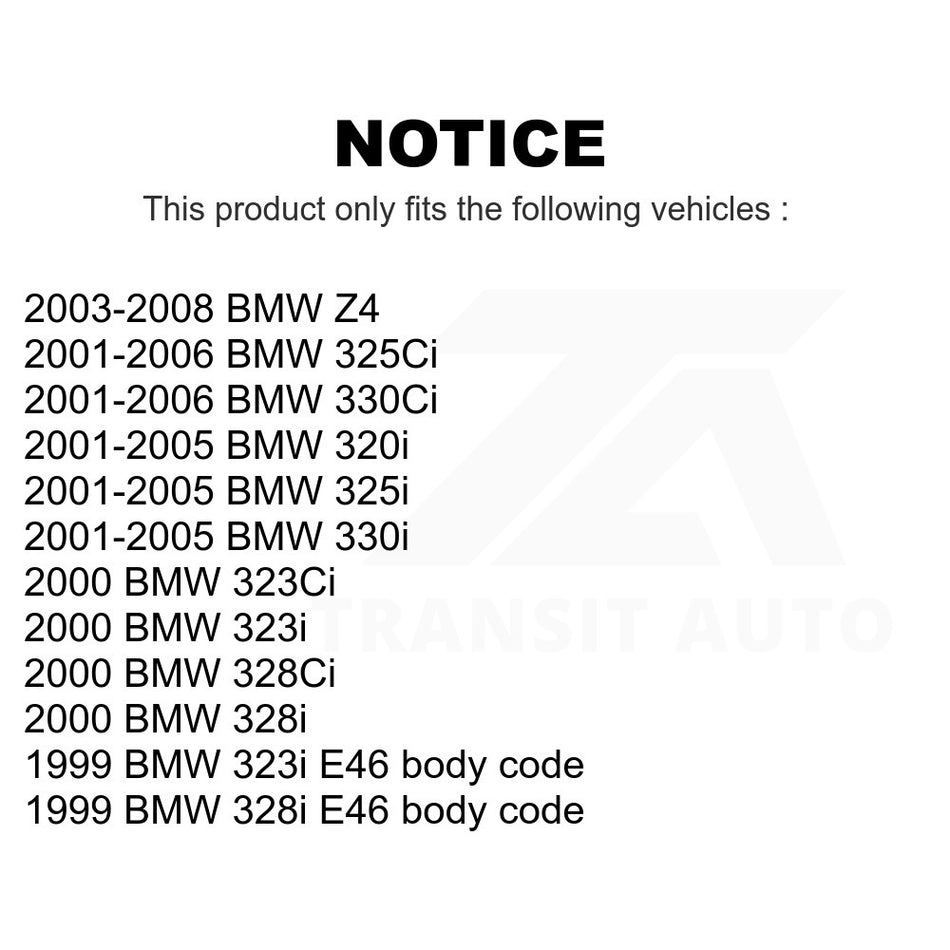 Front Left Lower Suspension Control Arm Ball Joint Assembly 72-CK80527 For BMW 325i 325Ci Z4 330Ci 330i 323i 328i 323Ci 328Ci 320i