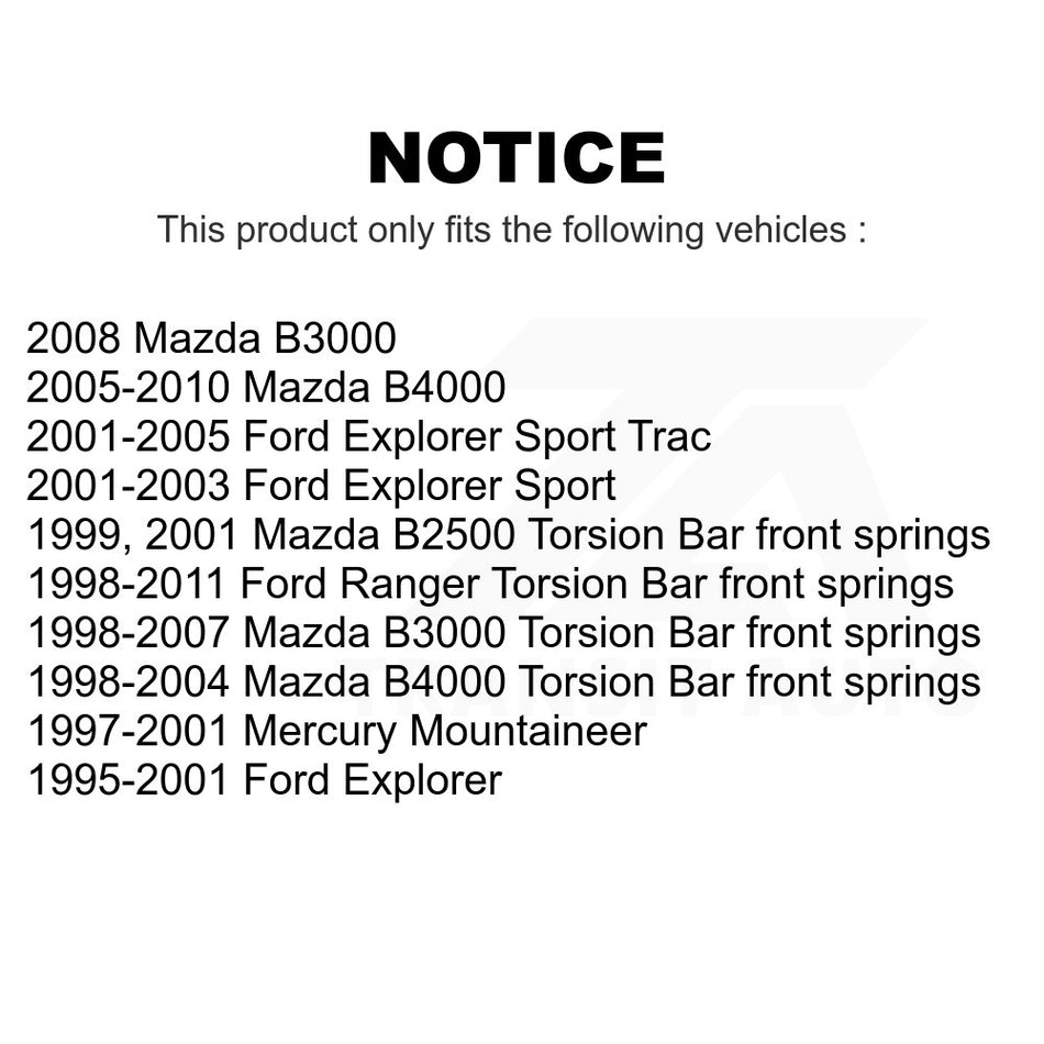 Front Left Upper Suspension Control Arm Ball Joint Assembly 72-CK8708T For Ford Ranger Explorer Sport Trac Mazda Mercury Mountaineer B3000 B4000 B2500