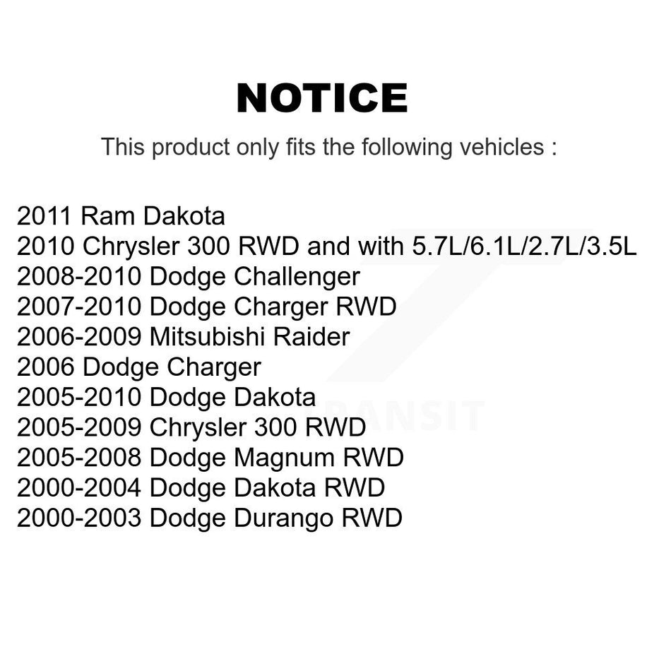 Front Outer Steering Tie Rod End 72-ES3571 For Dodge Dakota Chrysler 300 Charger Challenger Magnum