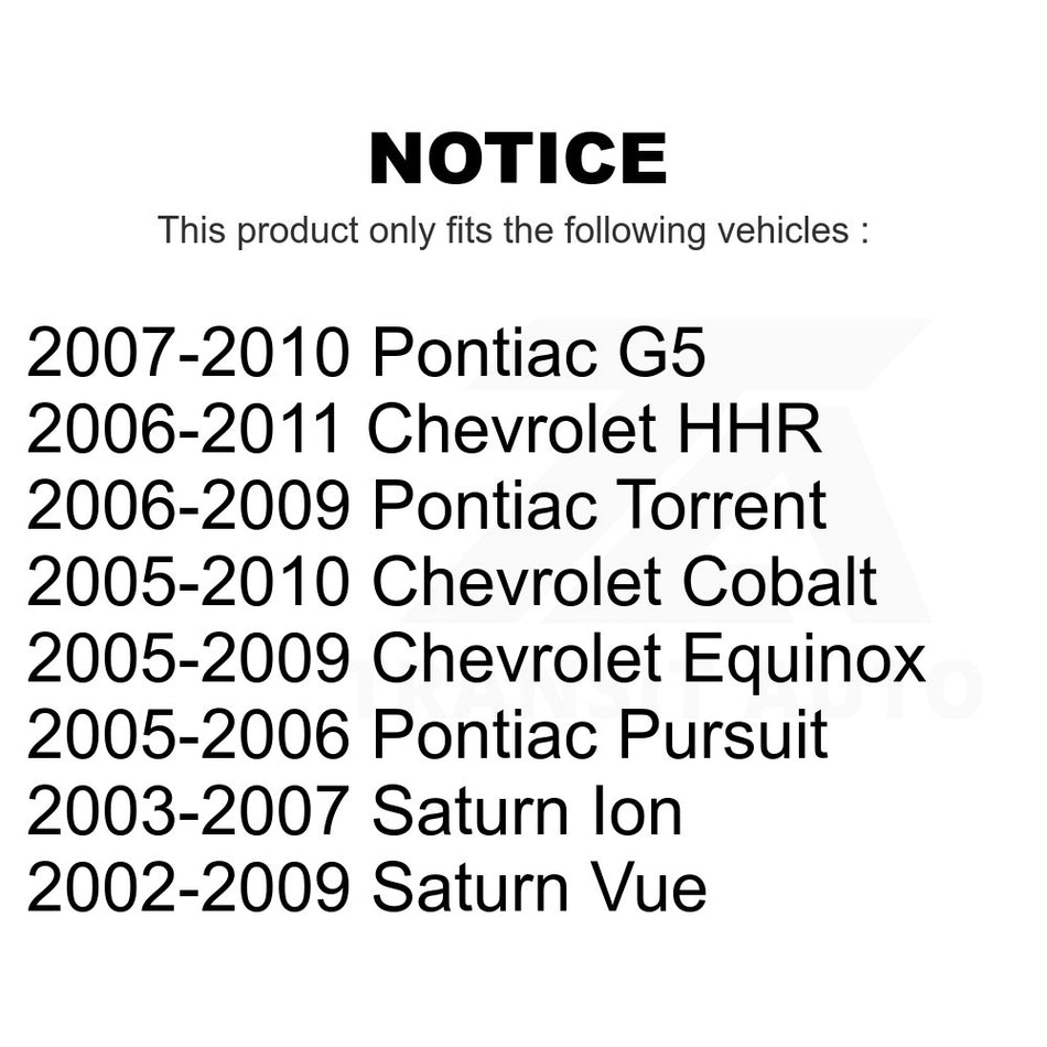 Front Outer Steering Tie Rod End 72-ES800030 For Chevrolet Cobalt Saturn HHR Vue Equinox Ion Pontiac Torrent G5 Pursuit