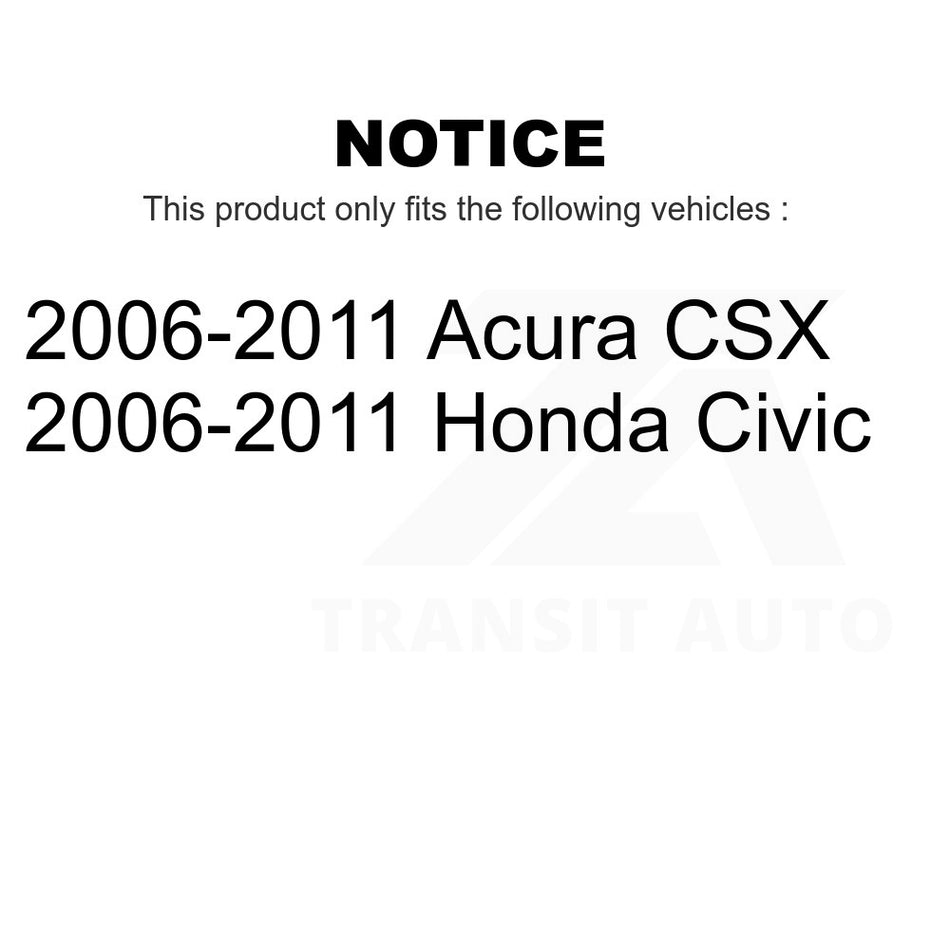 Front Right Outer Steering Tie Rod End 72-ES800239 For 2006-2011 Honda Civic Acura CSX