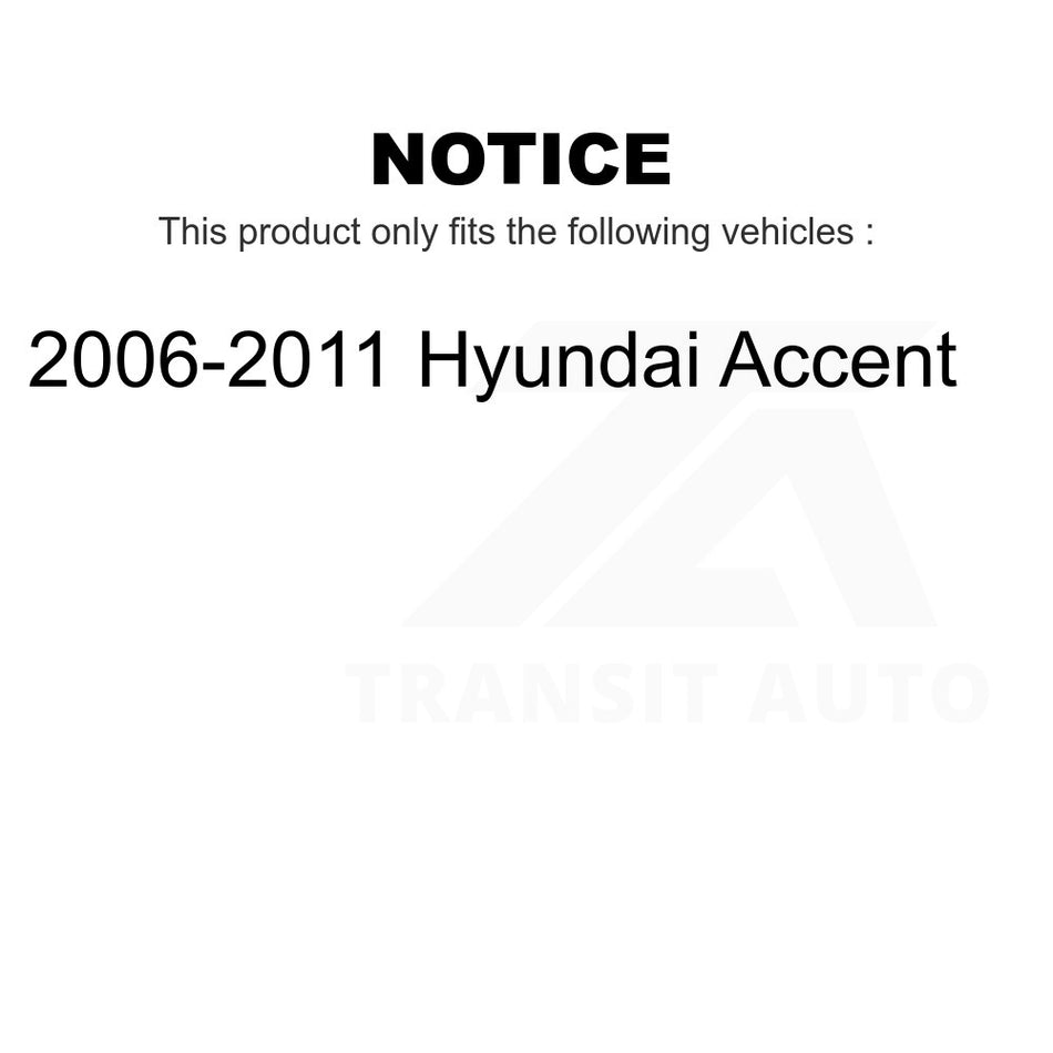 Front Left Outer Steering Tie Rod End 72-ES800287 For 2006-2011 Hyundai Accent