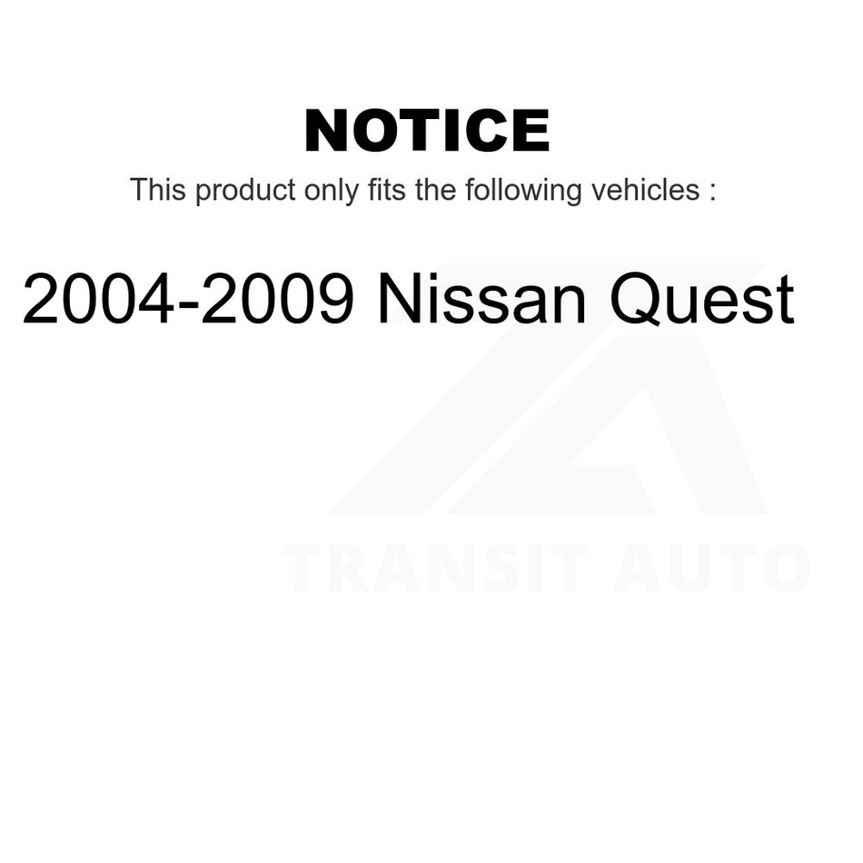 Front Outer Steering Tie Rod End 72-ES800404 For 2004-2009 Nissan Quest