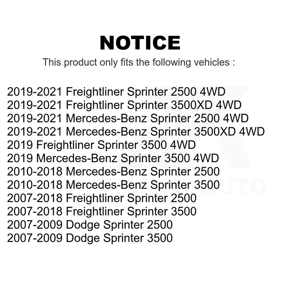 Outer Steering Tie Rod End 72-ES800419 For Sprinter 2500 Mercedes-Benz 3500 Freightliner Dodge 3500XD