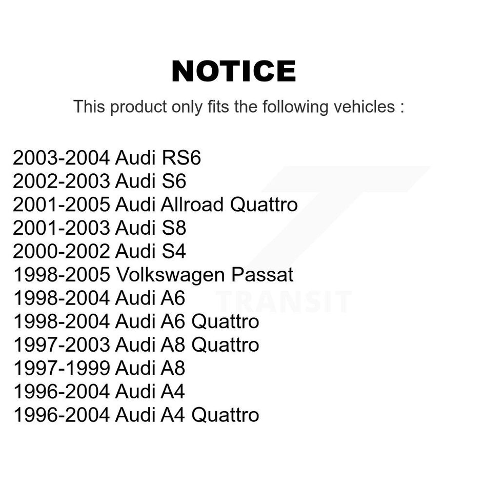 Front Inner Steering Tie Rod End 72-EV440 For Audi Volkswagen Passat A4 Quattro A6 Allroad S4 A8 RS6
