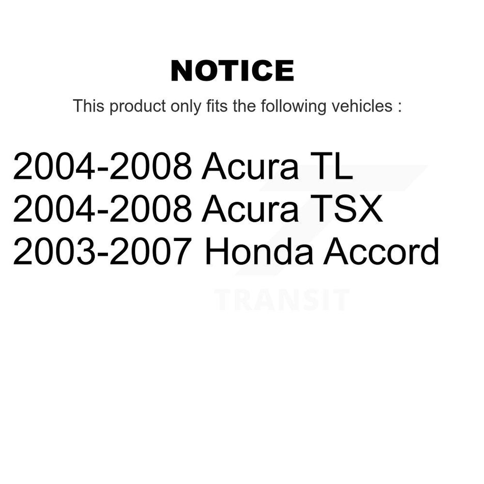 Front Lower Inner Forward Suspension Control Arm Bushing 72-K200238 For Honda Accord Acura TL TSX