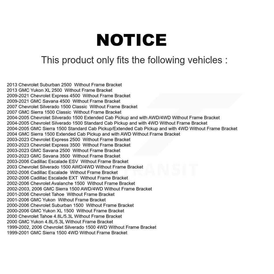 Front Steering Idler Arm 72-K6534 For Chevrolet GMC Silverado 1500 Sierra Savana 2500 Express 3500