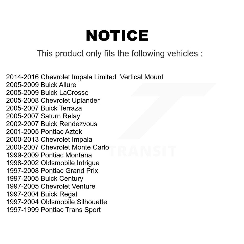 Front Lower Forward Suspension Control Arm Bushing 72-K6712 For Chevrolet Impala Pontiac Buick Grand