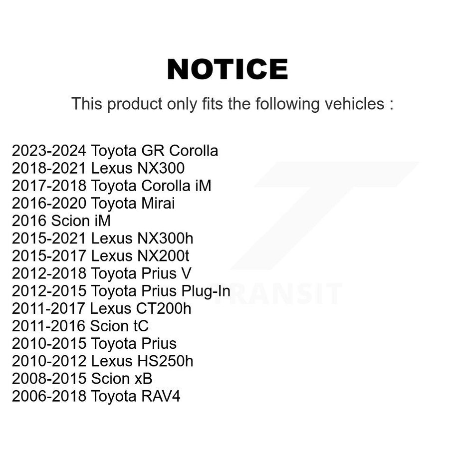 Front Suspension Stabilizer Bar Link Kit 72-K750043 For Toyota RAV4 Lexus NX300 Prius V Scion NX200t