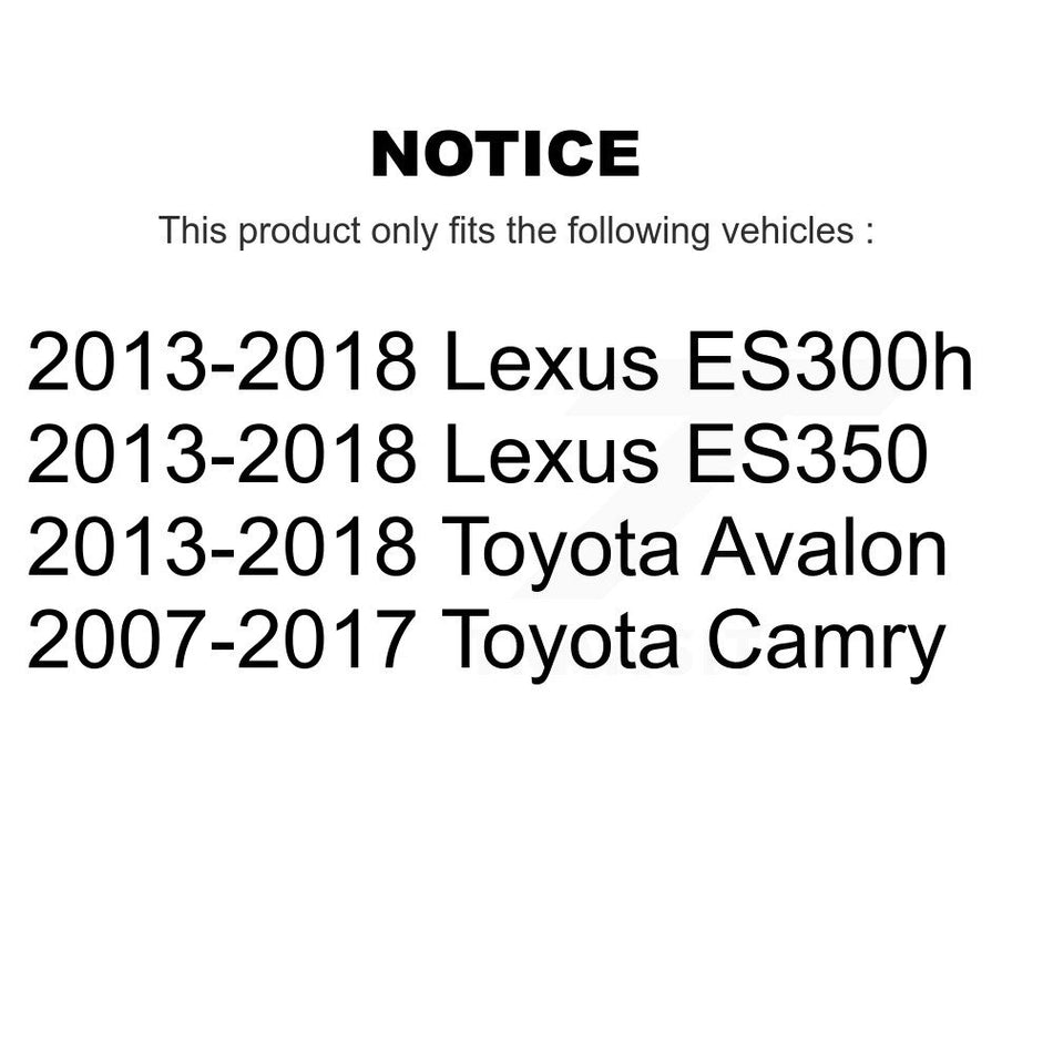 Front Suspension Stabilizer Bar Link Kit 72-K750123 For Toyota Camry Lexus ES350 Avalon ES300h