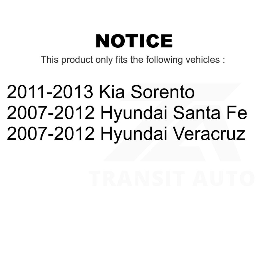 Front Right Suspension Stabilizer Bar Link Kit 72-K750205 For Hyundai Santa Fe Kia Sorento Veracruz