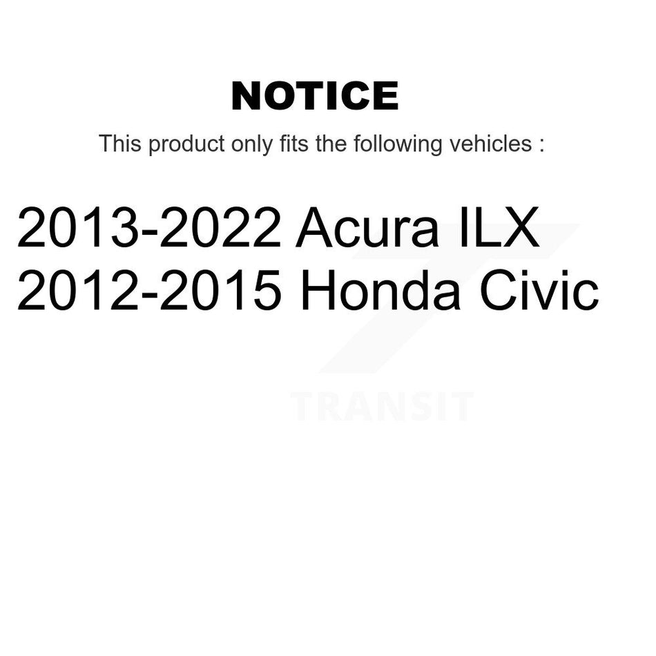 Front Right Suspension Stabilizer Bar Link Kit 72-K750604 For Honda Civic Acura ILX