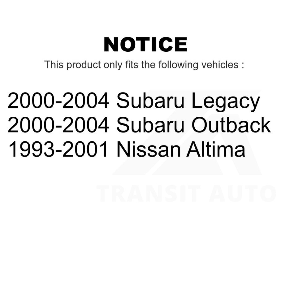 Rear Suspension Stabilizer Bar Link Kit 72-K80426 For Subaru Outback Nissan Altima Legacy