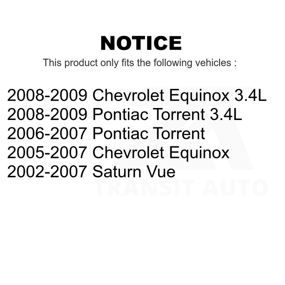 Front Right Suspension Stabilizer Bar Link Kit 72-K80460 For Chevrolet Equinox Saturn Vue Pontiac Torrent