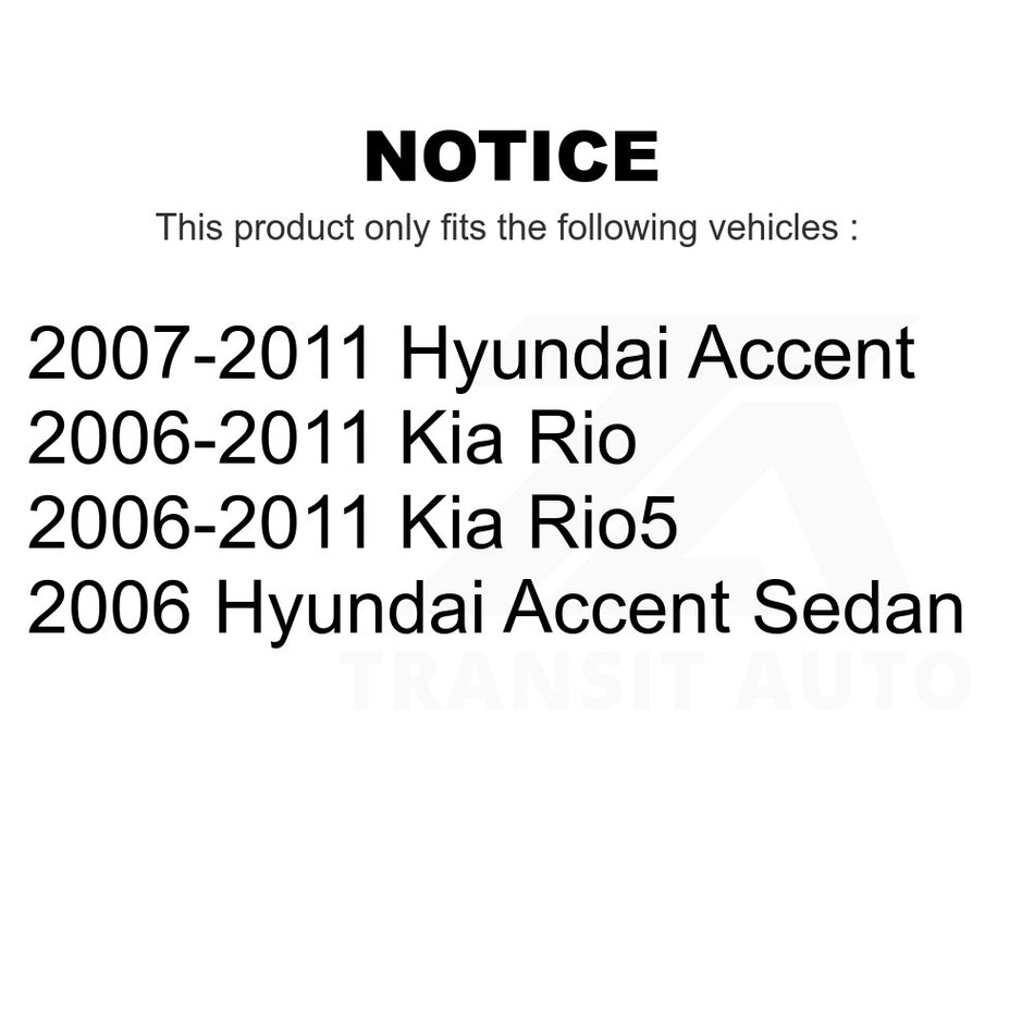 Front Left Suspension Stabilizer Bar Link Kit 72-K80858 For Hyundai Accent Kia Rio Rio5