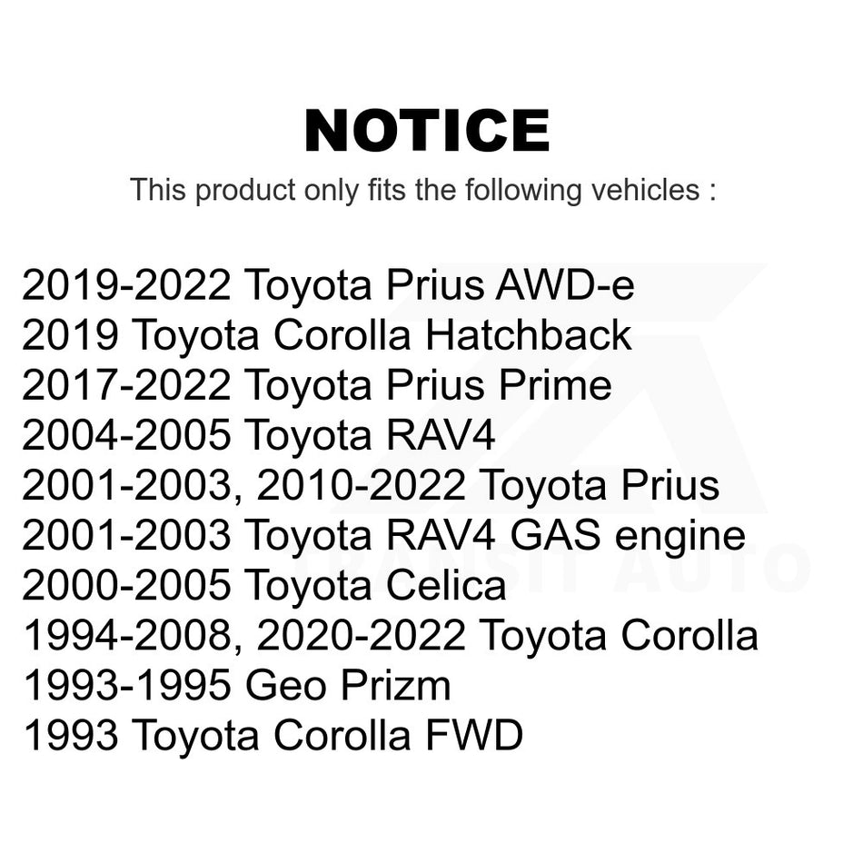 Front Lower Suspension Ball Joint 72-K90309 For Toyota Corolla Prius RAV4 Celica Prime Geo Prizm AWD-e