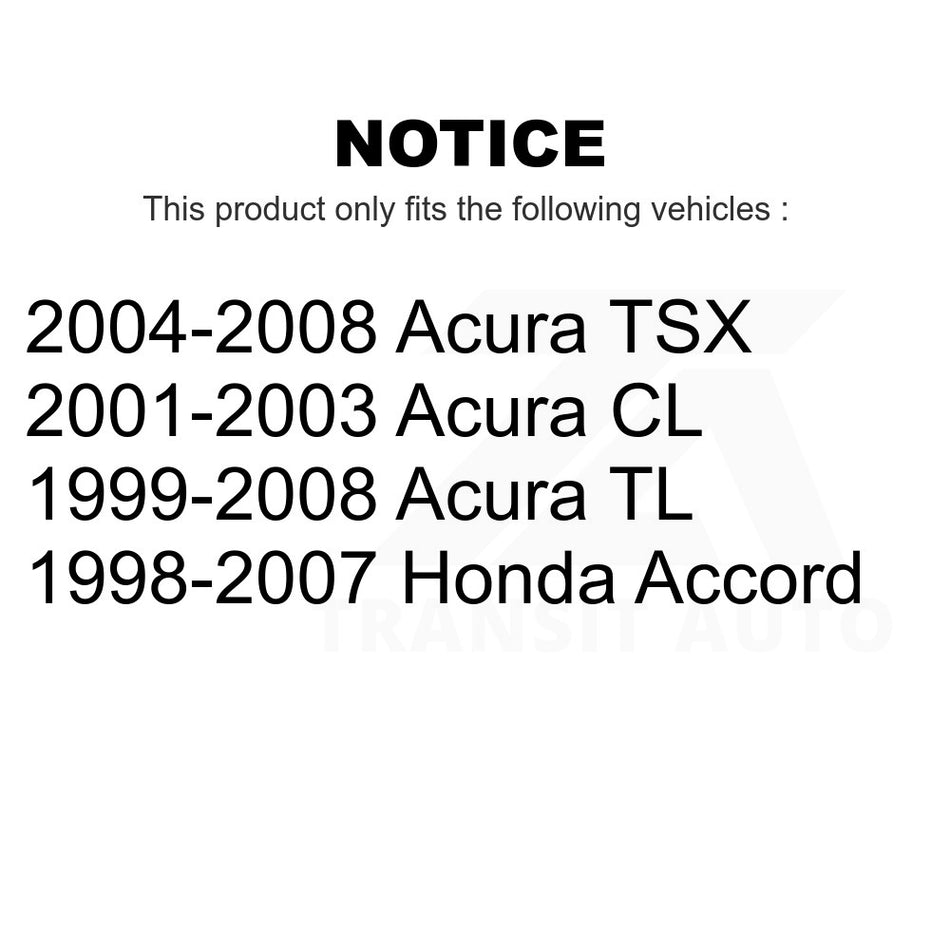 Rear Left Suspension Stabilizer Bar Link Kit 72-K90343 For Honda Accord Acura TL TSX CL