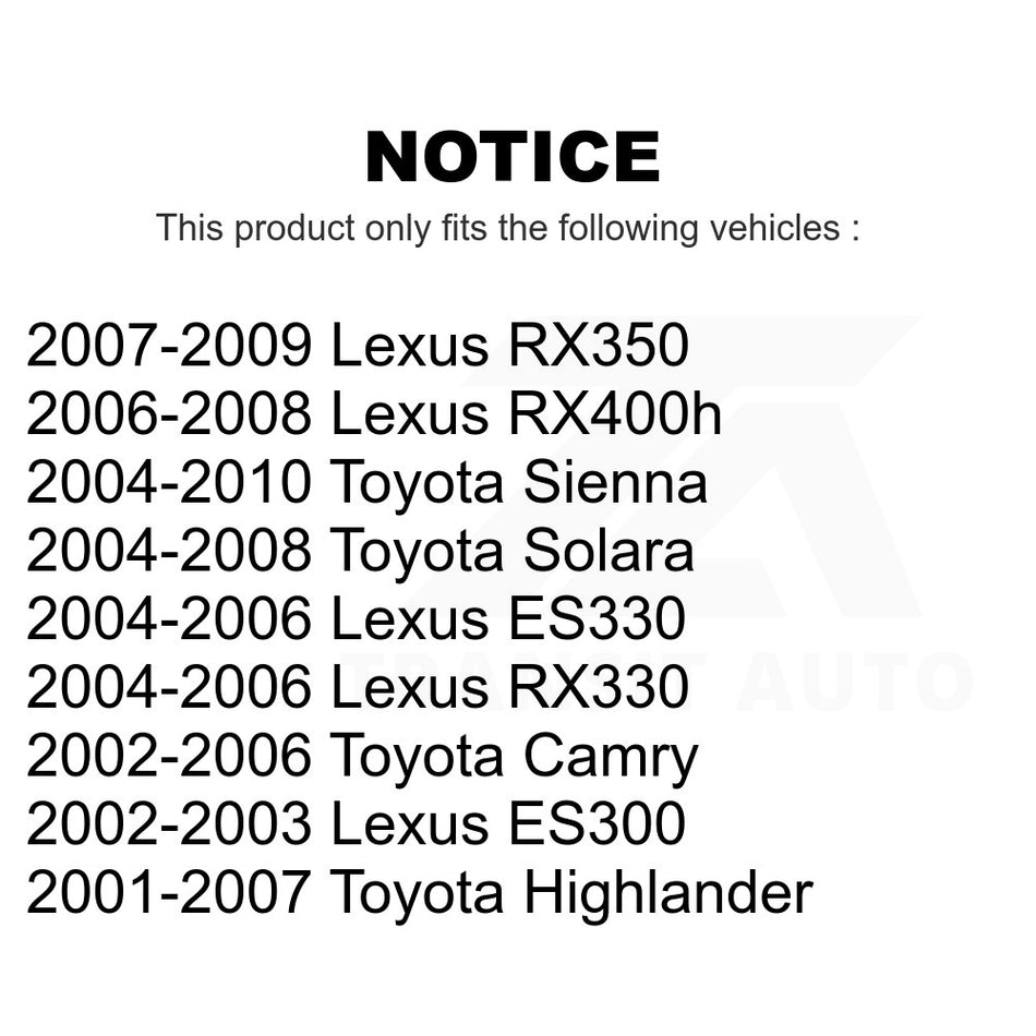 Front Right Lower Suspension Ball Joint 72-K90347 For Toyota Camry Sienna Lexus Highlander RX350 RX330 Solara ES330 ES300 RX400h