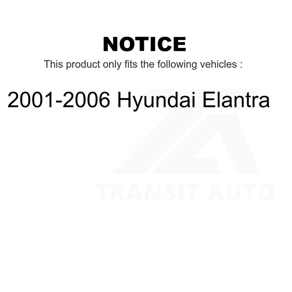 Front Suspension Stabilizer Bar Link Kit 72-K90358 For 2001-2006 Hyundai Elantra