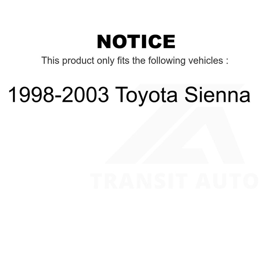 Front Left Suspension Stabilizer Bar Link Kit 72-K90518 For 1998-2003 Toyota Sienna