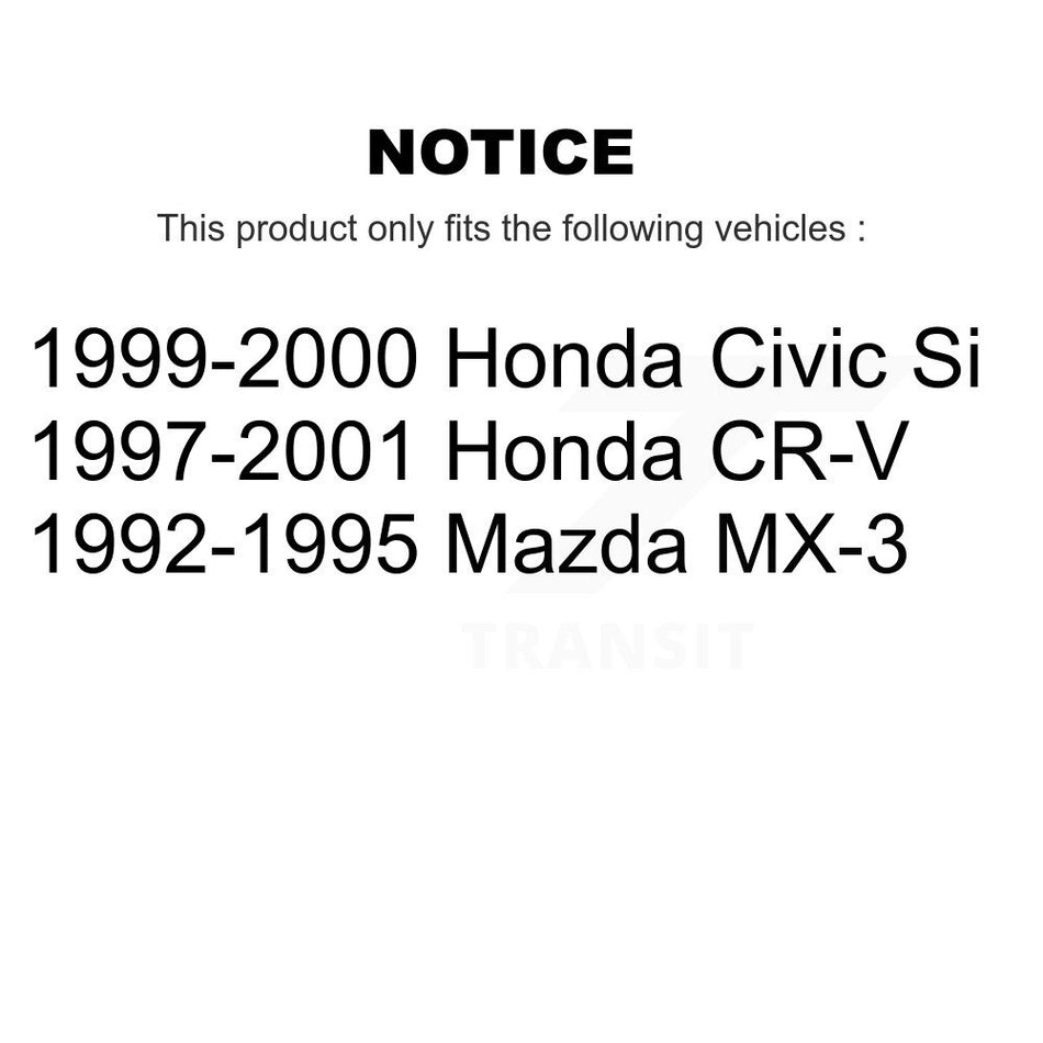 Front Suspension Stabilizer Bar Link Kit 72-K90667 For Honda CR-V Civic Mazda MX-3
