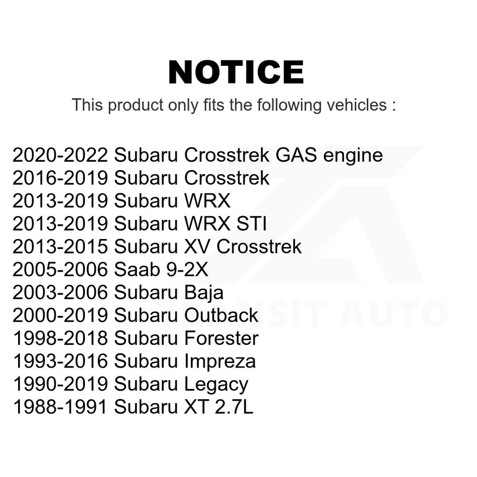 Front Lower Suspension Ball Joint 72-K9513 For Subaru Outback Forester Legacy Impreza Crosstrek XV WRX STI Baja Saab 9-2X XT