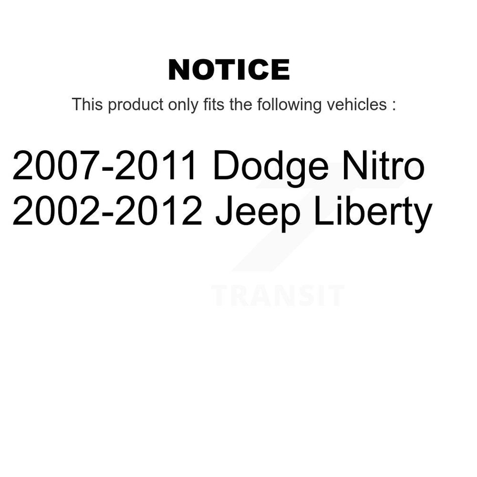 Rear Shock Absorber 78-37203 For Jeep Liberty Dodge Nitro