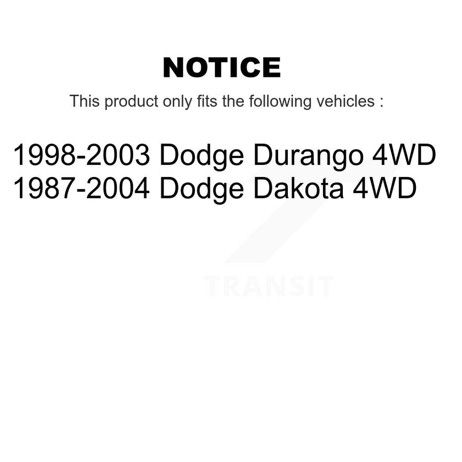 Front Shock Absorber 78-37220 For Dodge Dakota Durango 4WD