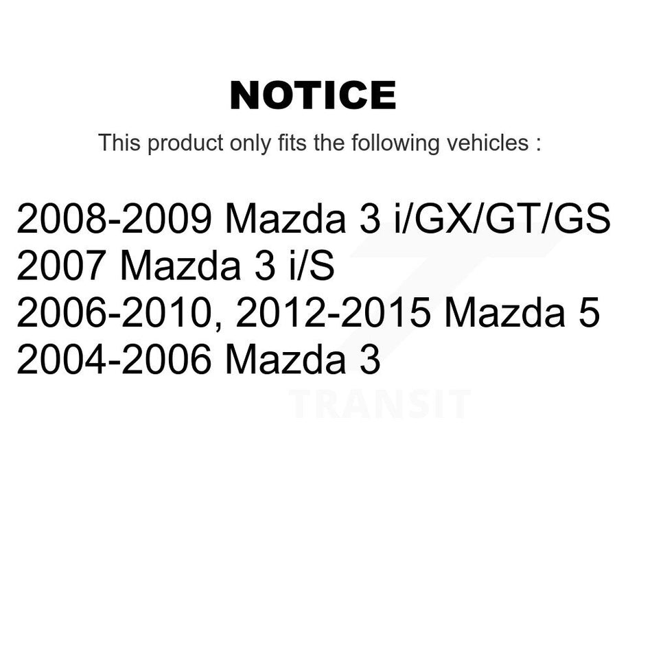 Rear Shock Absorber 78-5607 For Mazda 3 5