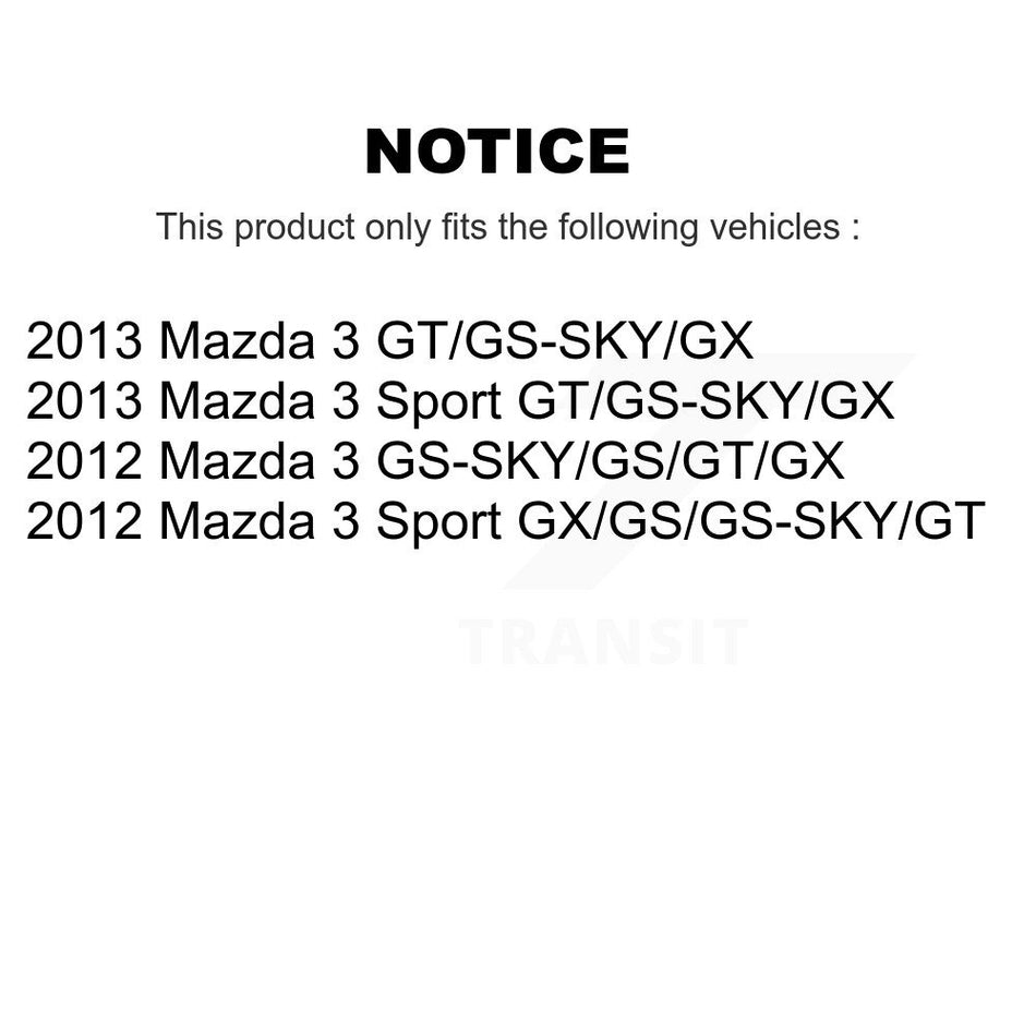 Rear Shock Absorber 78-5683 For Mazda 3 Sport