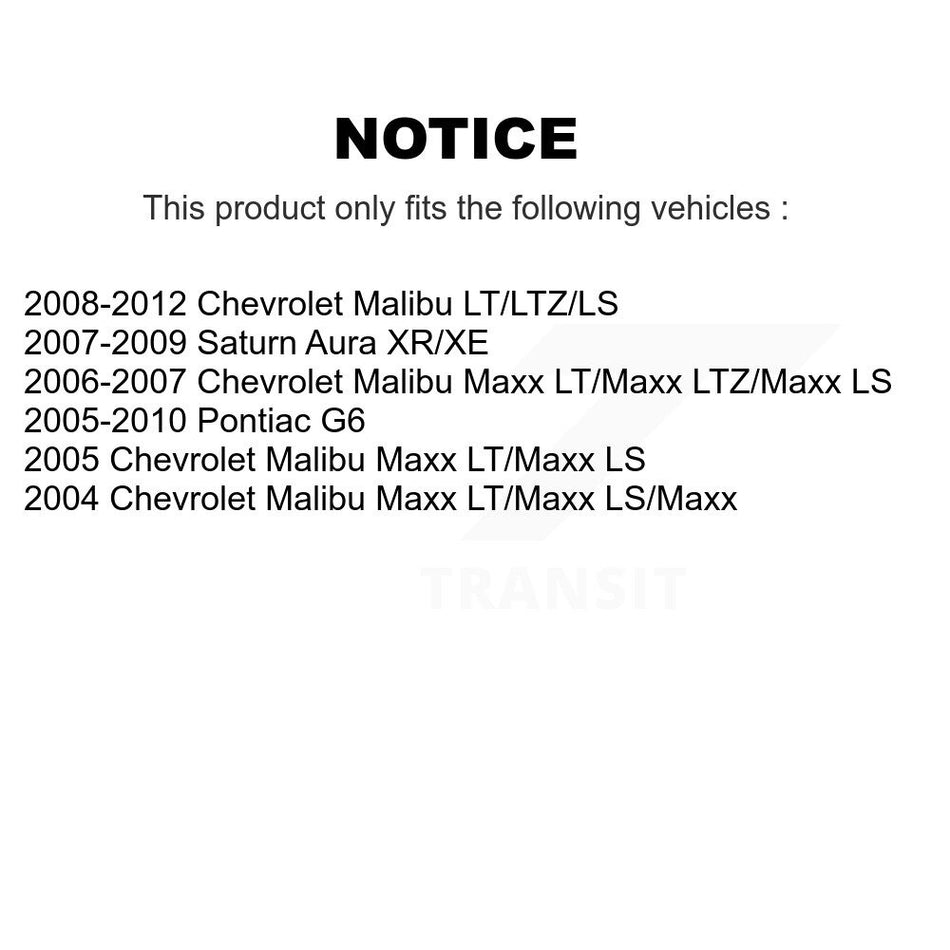 Rear Shock Absorber 78-5778 For Chevrolet Malibu Pontiac G6 Saturn Aura