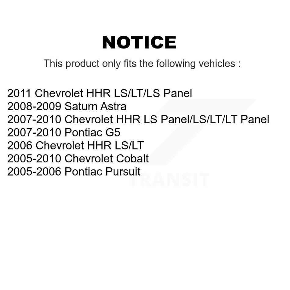 Rear Shock Absorber 78-5779 For Chevrolet Cobalt HHR Pontiac G5 Saturn Astra Pursuit