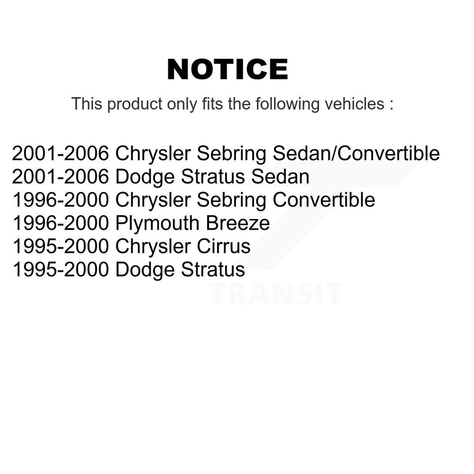 Rear Suspension Strut 78-71311 For Chrysler Sebring Cirrus Dodge Stratus Plymouth Breeze