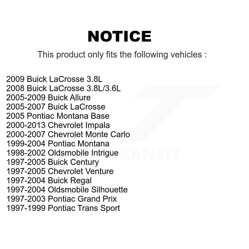 Front Suspension Strut 78-71661 For Chevrolet Impala Buick LaCrosse Pontiac Montana Century Allure