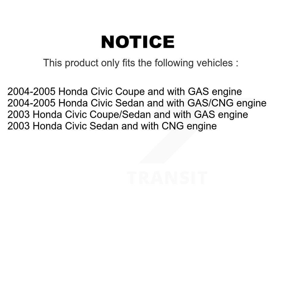 Front Right Suspension Strut 78-72185 For Honda Civic