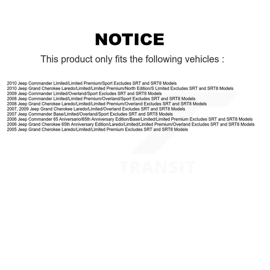 Front Left Suspension Strut Coil Spring Assembly 78A-11211 For Jeep Grand Cherokee Commander