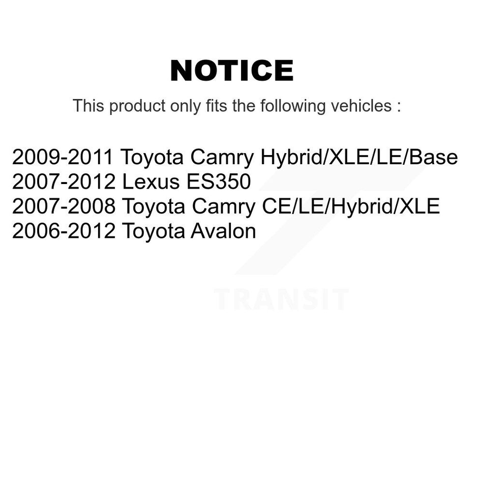 Front Right Suspension Strut Coil Spring Assembly 78A-11742 For Toyota Camry Lexus ES350 Avalon