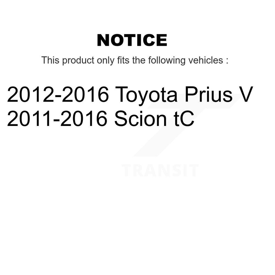 Front Left Suspension Strut Coil Spring Assembly 78A-11803 For Toyota Prius V Scion tC